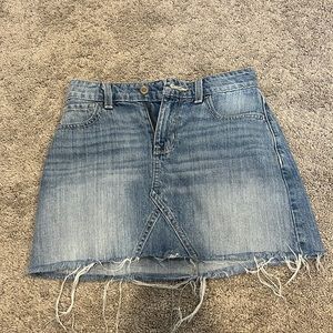 Blue jean skirt from Hollister